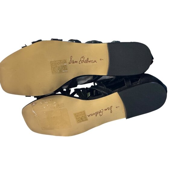 Sam Edelman Black‎ Strappy Gladiator Sandals Size 7 NWB - Picture 5 of 8